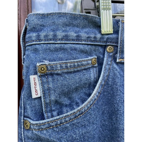 Vintage Carharrt Jeans Pants Size 46 X 30 Medium W - Picture 6 of 9